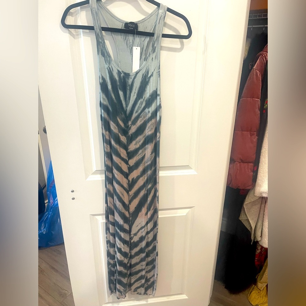 Vici ribbed tank dress size L